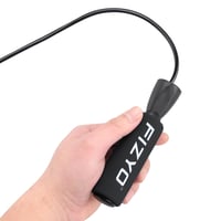 Coardă de sărit Fizyo pentru adulți, lungime reglabilă până la 311 cm, pentru copii și adulți, pentru menținerea sănătății și a rezistenței fizice, negru 8