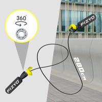 Coardă de sărit Fizyo pentru adulți, lungime reglabilă până la 311 cm, pentru copii și adulți, pentru menținerea sănătății și a rezistenței fizice, negru 5