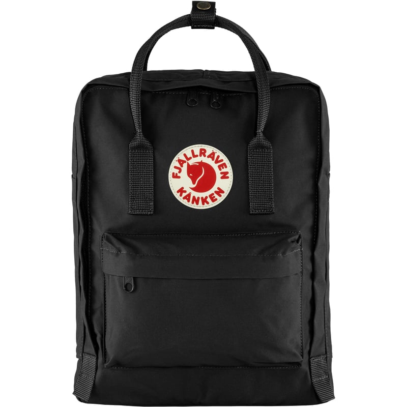 Unisex batoh pre dospelých Fjällräven Kånken, čierny, 16 l (38x27x13 cm), na turistiku aj na každodenné nosenie