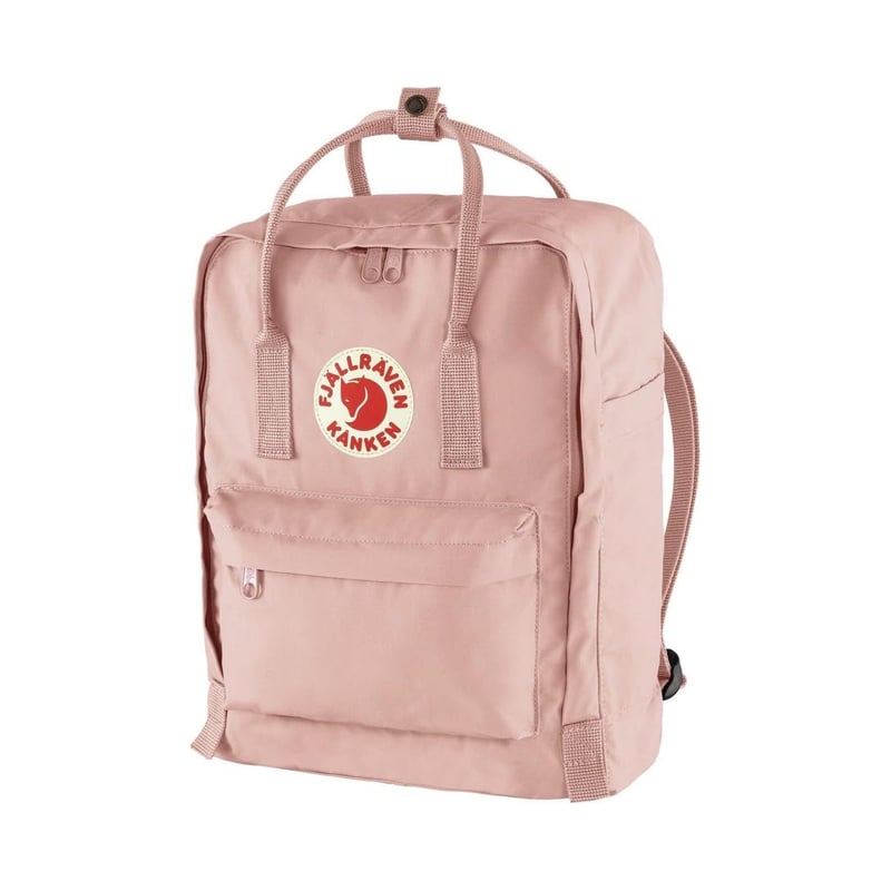 Rucsac Fjällräven Kånken Original 16L – culoarea Chalk Rose (roz pudrat), geantă unisex pentru activități recreative
