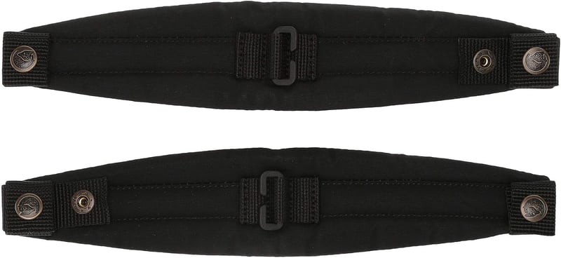 Fjallraven Kanken 23505-550 vállpárna táskához, unisex vállvédő kiegészítő, fekete, one size