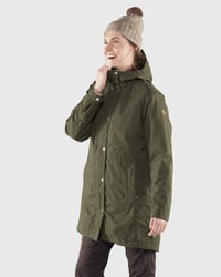 Geacă pentru femei Fjällräven Karla Hydratic - culoarea Deep Forest, mărimea M 5