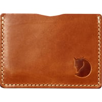 Kožené puzdro na karty Fjällräven Övik - hnedé (Leather Cognac) - 0,5x5,5x9,5 cm - unisex peňaženka 1