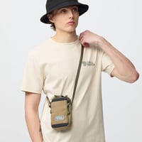 Unisex taška cez rameno Fjällräven Vardag Pocket – zelená/hlinito-hnedá, s nastaviteľným popruhom (70 – 138 cm) 3