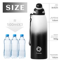 Termos din oțel inoxidabil Fjbottle cu capac magnetic - 400ml/600ml/800ml/1L/1,5L - Bidon izolat fără BPA pentru copii și sportivi 4