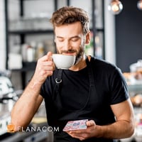 Flanacom Boho Kerámia Poháralátét Szett 6 db - Orientális Dizájn 6