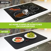 FLASLD Elektromos Tűzhely Üveg Fedő 53x70cm Hőálló Vízálló Védő 2