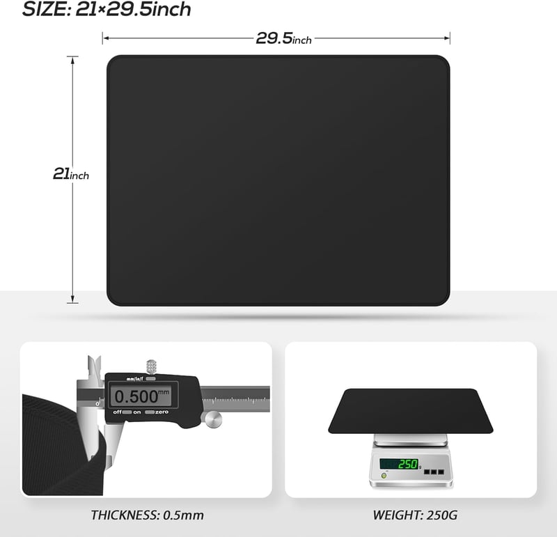 FLASLD Elektromos Tűzhely Üveg Fedő 53x70cm Hőálló Vízálló Védő