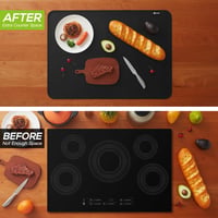FLASLD Elektromos Tűzhely Üveg Fedő 53x70cm Hőálló Vízálló Védő 4