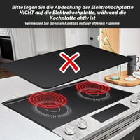 FLASLD Elektromos Tűzhely Üveg Fedő 53x70cm Hőálló Vízálló Védő 6