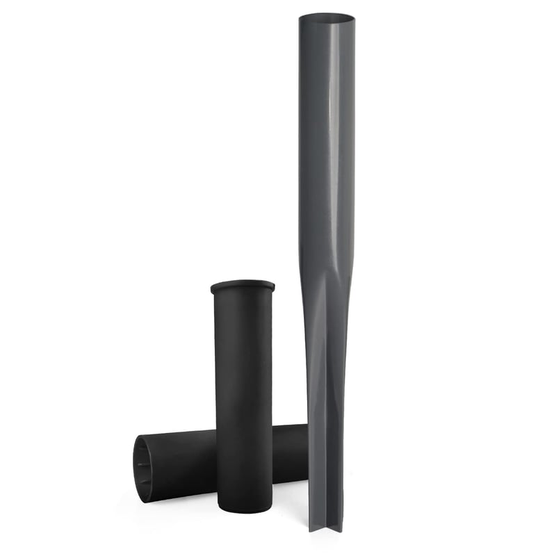 Flatro podnožje za okretno sušilo za rublje – metalni nosač presvučen prahom s 2 plastična adaptera, za promjere 32, 40 i 50 mm, pogodno i za suncobrane te jarbole za zastave