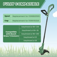 Flaveano Bosch EasyGrassCut Strimmer vágófej 6 tekercs és 2 fedél - 6 Spulen + 2 Deckel 3