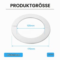 Fledart Kaminrozetta 120 mm, nehrdzavejúca oceľ, krbová rozeta 125 x 175 x 5 mm, žiaruvzdorná pre kotol, 1 ks 2
