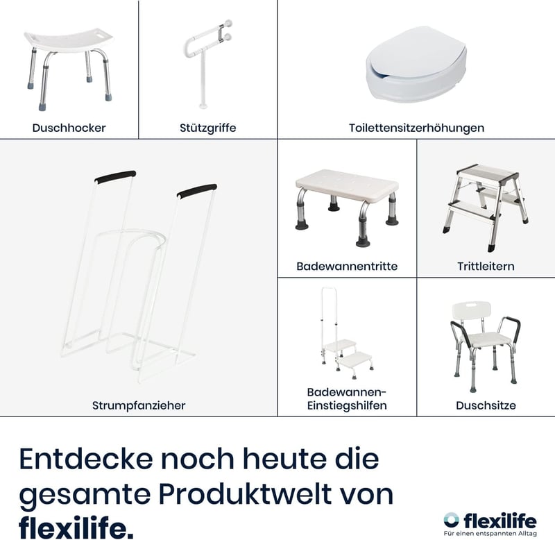 flexilife Zokni Felhúzó Segédeszköz - Prémium Minőségű Öltözködési Segítség Csípőműtét Után, Időseknek, Várandós Nőknek és Mozgáskorlátozott