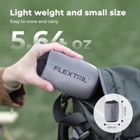 FLEXTAILGEAR ergonomikus nyakpárna utazáshoz, kempinghez - mosható huzattal, TPU belsővel 2