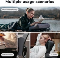 FLEXTAILGEAR ergonomikus nyakpárna utazáshoz, kempinghez - mosható huzattal, TPU belsővel 5