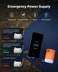 FLEXTAILGEAR Max Pump 2 Pro Hordozható Elektromos Pumpa 4.5 kPa - 3600 mAh Akkumulátor, Állítható Kempinglámpa, Matracokhoz, Medencékhez, Fe 8