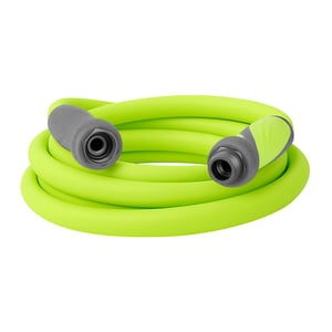 Furtun de grădină Flexzilla ZillaGreen HFZG510YWS-E cu conector rotativ, 1,6 cm x 3 m, ușor, durabil, sigur pentru apă potabilă