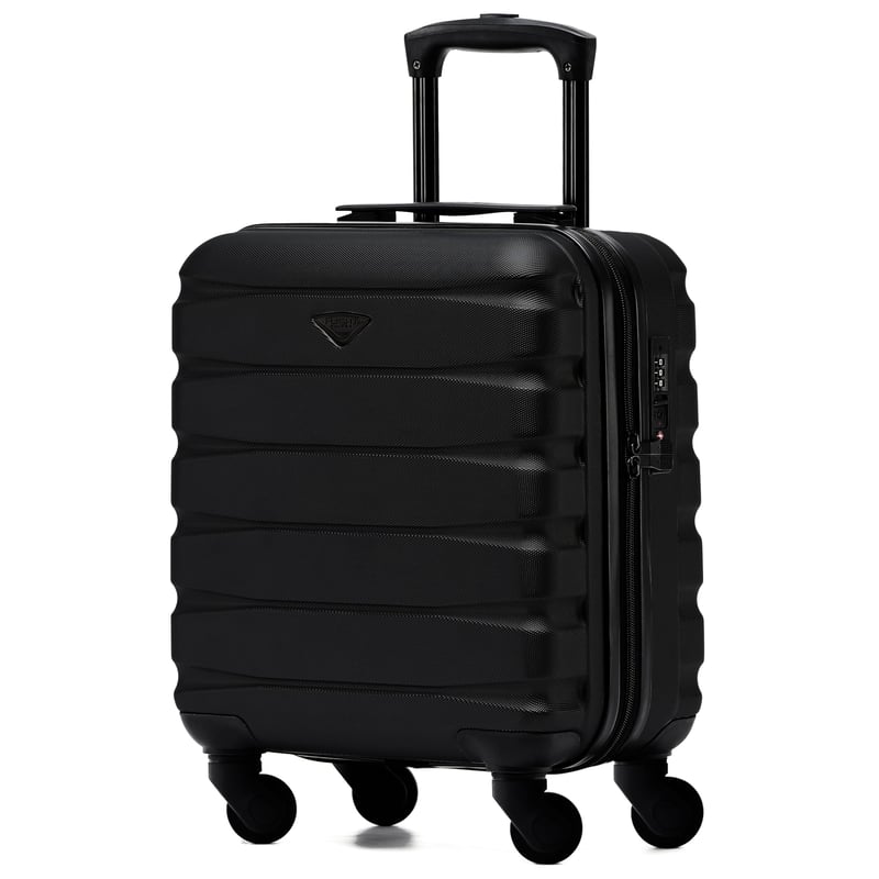 Kabínový kufor Flight Knight ABS s tvrdou škrupinou - 45x36x20 cm - čierny