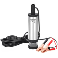 Flintronic 12V 38mm ponorné čerpadlo na palivo a vodu so svorkami pre auto, karavan a loď 2