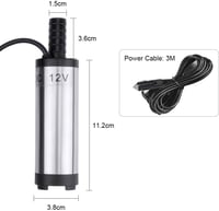 Flintronic 12V 38mm Olajszivattyú Dízel Üzemanyag Víz Szállító Szivattyú Autóhoz 2