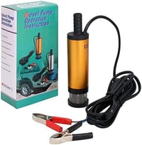 Flintronic 12V 38mm rozsdamentes acél üzemanyag- és vízszivattyú levehető szűrővel 8