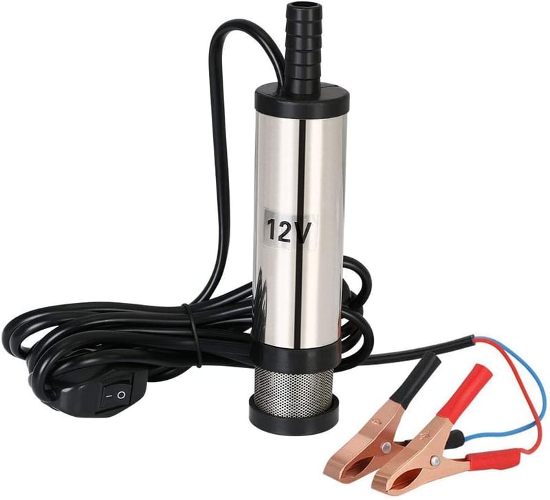 Flintronic 12V Merülő Üzemanyag- és Vízszivattyú 38mm Autó Lakóautó Hajó