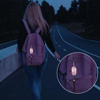 Flintronic személyi riasztó LED-del és kulcstartóval, 140 dB - fekete + pink - 2 db 7