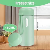 flintronic 150ml Termikus Kulacs Rozsdamentes Acél Vákuum Palack Zöld 2