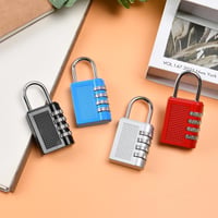 Flintronic 4 darabos számzáras lakat 4 számjegyes kombinációs záras szett - Schwarz+rot+silber+blau a 6