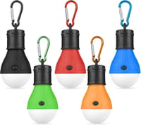 Flintronic 5 darabos LED kemping lámpa szett karabinerrel vízálló 1