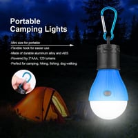 Flintronic 5 darabos LED kemping lámpa szett karabinerrel vízálló 4