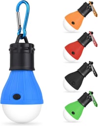 Flintronic 5 darabos LED kemping lámpa szett karabinerrel vízálló 9