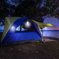 Flintronic 5 darabos LED kemping lámpa szett karabinerrel vízálló 7