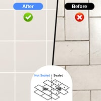 flintronic 6 darab fehér fugajavító filctoll csempefestő marker csere betéttel fürdőszoba konyha padló fali fugákhoz 5
