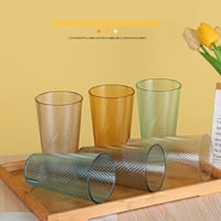 flintronic 600 ml-es újrafelhasználható műanyag pohár szett, 4 db, BPA mentes, mosogatógépben mosható 2