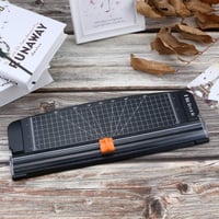 Flintronic A4 Papírvágó - Hordozható Vágógép Ujjvédővel és Vezetővonallal, Fotó, Kártya és Címke Vágásához, Otthoni és Irodai Használatra 7