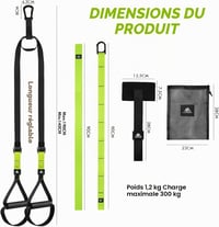 flintronic Sling Trainer szuszpenziós edzőheveder készlet állítható ajtórögzítővel 2
