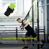 flintronic Sling Trainer szuszpenziós edzőheveder készlet állítható ajtórögzítővel 8