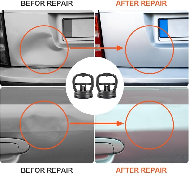 Flintronic Autó Karosszéria Dent Eltávolító Vákuum Szívópofa 2db Üveg Emelő - #07 2pcs S