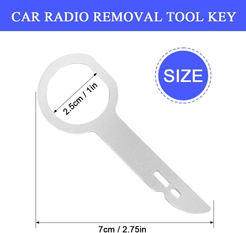 flintronic Autó Trim Ékek 4 Részes Szett, Bontó Kaparó Szerszám Belső Burkolat Eltávolításhoz - #1 4pcs-Silver