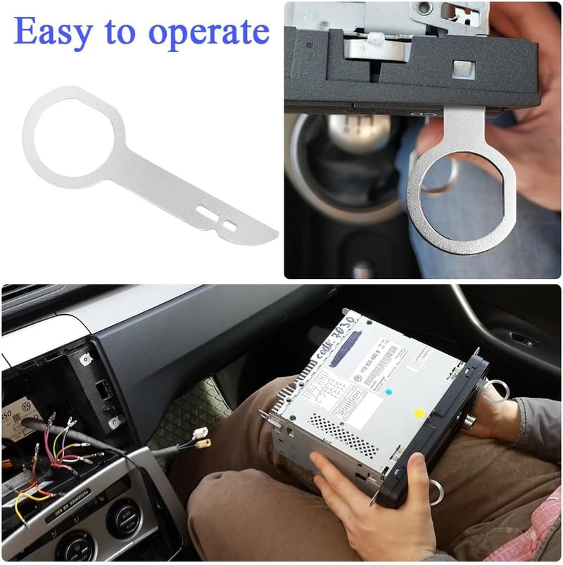 flintronic Autó Trim Ékek 4 Részes Szett, Bontó Kaparó Szerszám Belső Burkolat Eltávolításhoz - #1 4pcs-Silver