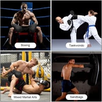 Flintronic Boxkesztyű Muay Thai MMA Kickboxing Férfi Női Edzés Sparring 6