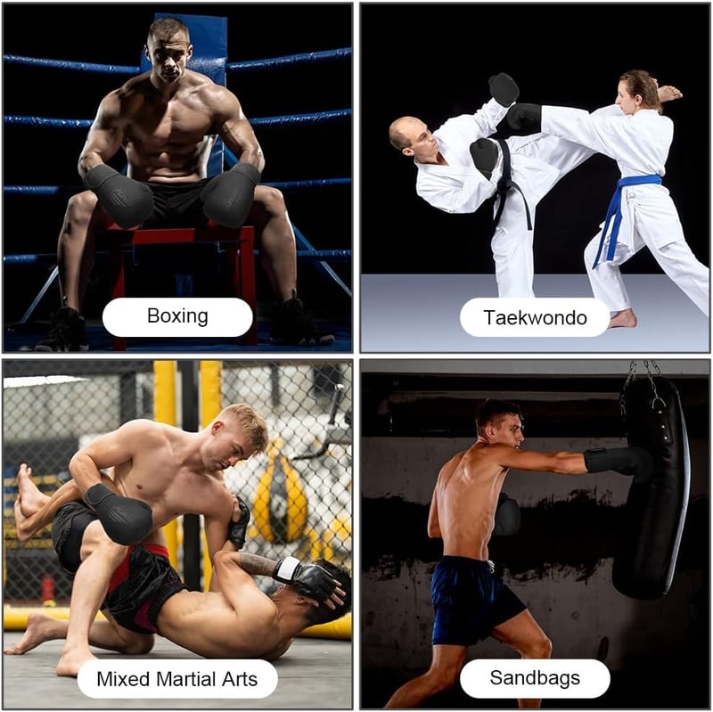 Flintronic Boxkesztyű Muay Thai MMA Kickboxing Férfi Női Edzés Sparring