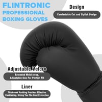 Flintronic Boxkesztyű Muay Thai MMA Kickboxing Férfi Női Edzés Sparring 5