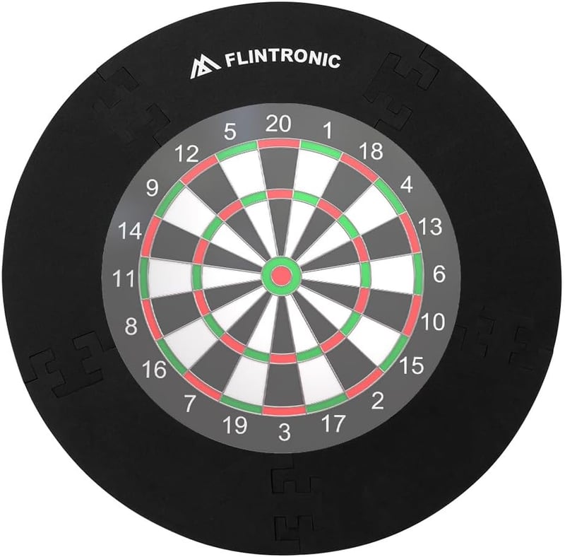 Flintronic Dartboard Védőgyűrű 45cm-es Darts Táblához, 72cm Teljes Átmérő