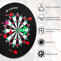 Flintronic Dartboard Védőgyűrű 45cm-es Darts Táblához, 72cm Teljes Átmérő 3