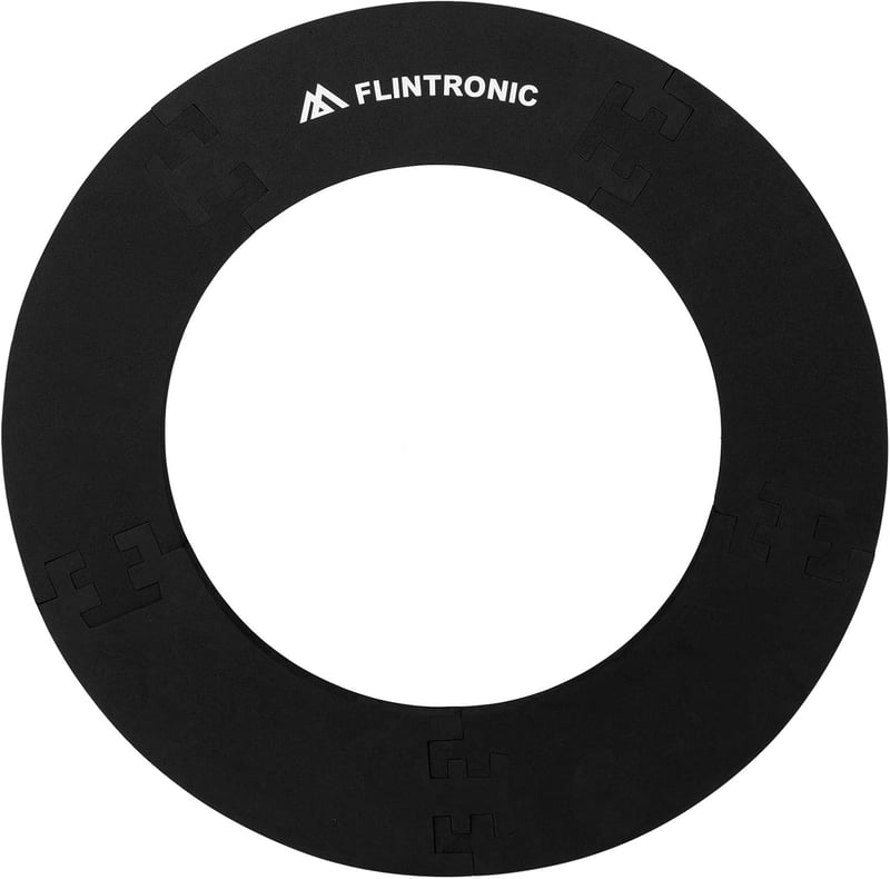 Flintronic Dartboard Védőgyűrű 45cm-es Darts Táblához, 72cm Teljes Átmérő