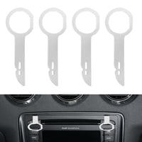 Flintronic set ključeva za vađenje auto radija (DIN), 4 komada - srebrni 2
