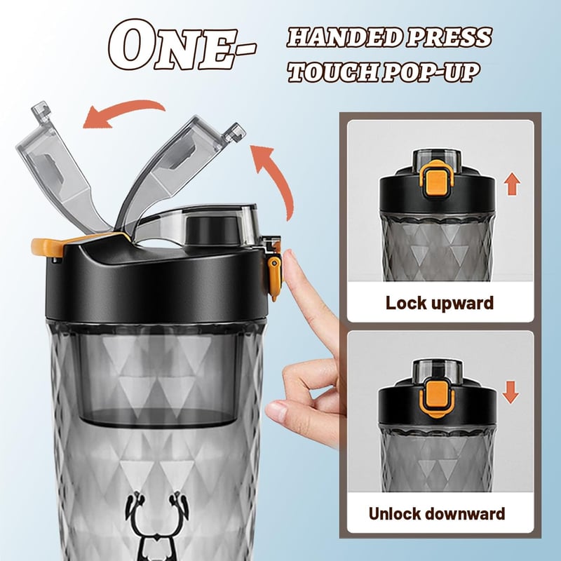 flintronic Elektromos Protein Shaker 650ml USB-C Töltéssel BPA-Mentes